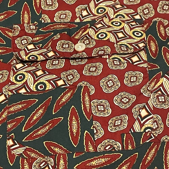 Vintage Polo By Ralph Lauren Button Down Hawaiian Shirt Large - Picture 2 of 6